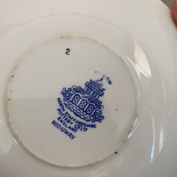 Blue willow plate bowl - Picture 3 of 3